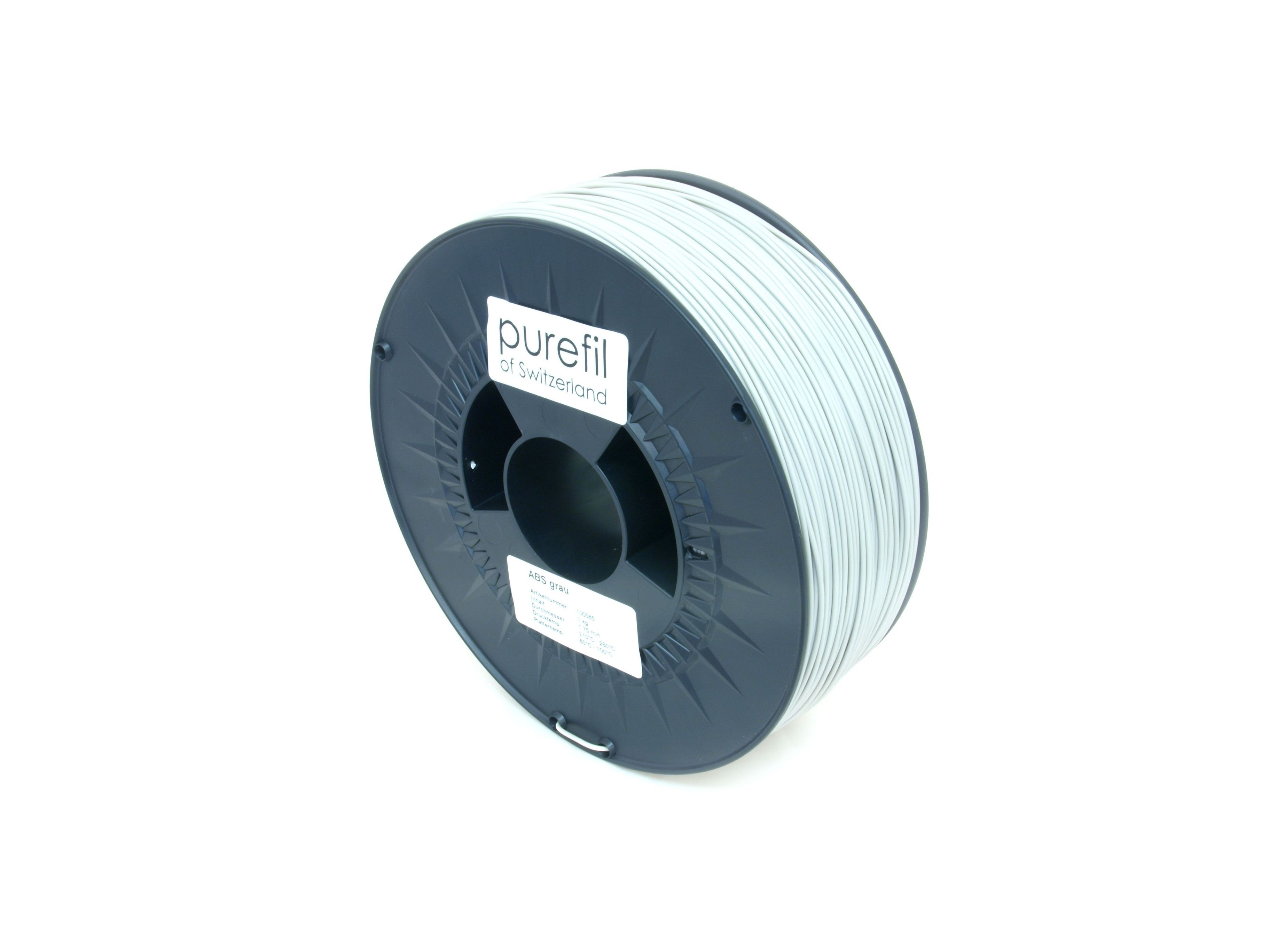 ABS Filament Purefil ABS Grau 1Kg 1.75mm