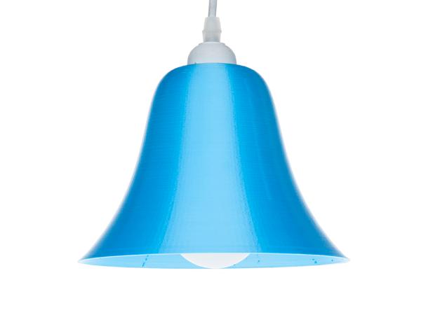 3d-gedruckte_lampen LampBell Blau Silk