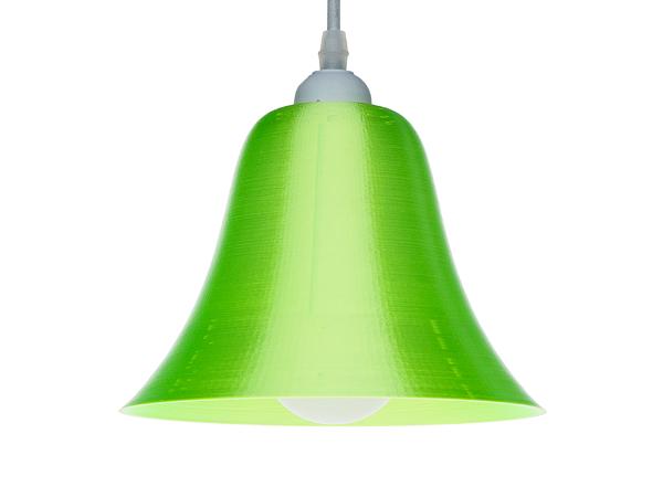 3d-gedruckte_lampen LampBell Grün Silk