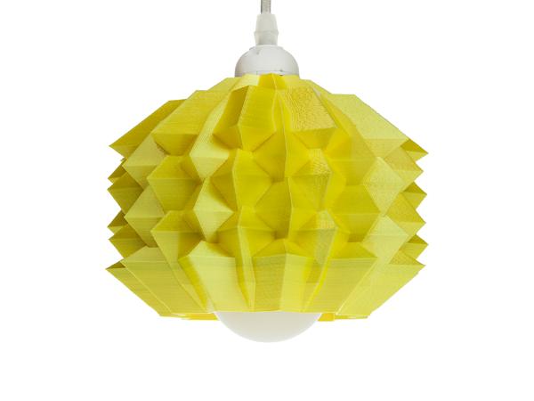 3d-gedruckte_lampen Neo Origami Light Gelb Silk