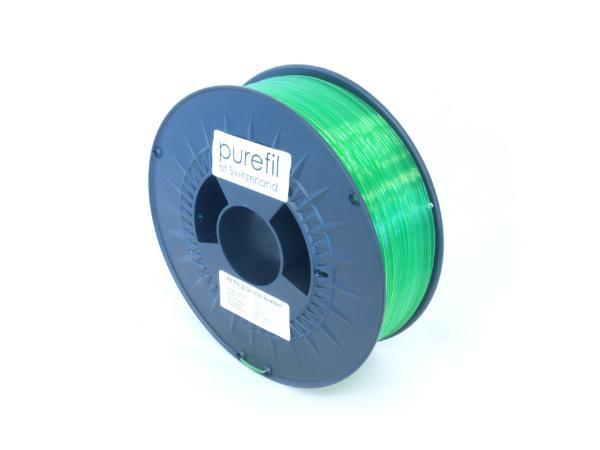 filament_petg Purefil PETG Grün Transparent 1Kg 1.75mm