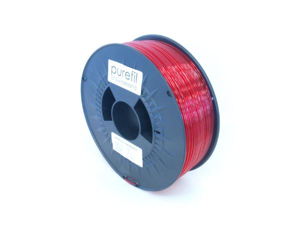 filament_petg Purefil PETG Rot Transparent 1Kg 1.75mm